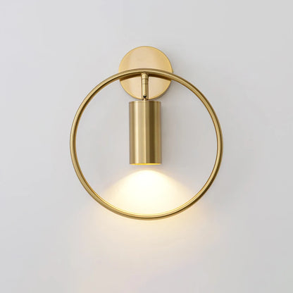 Decorative Modern Wall Lamp with Glass Shade Bedside Bedroom Loft Design Up Down Iron Led Wall Lights Gold for Home Mirror E27