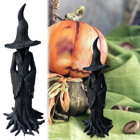 Creative Desktop Witch Decor Ornament Resin Witch Home Decoration Halloween Witch Art Decorations Halloween Decor Romantic Decor