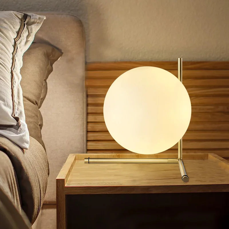 Nordic Creative Ins Style Internet Celebrity Douyin Decorative Lamp Reading Desk Study Modern and Simple Bedroom Bedside Lamp
