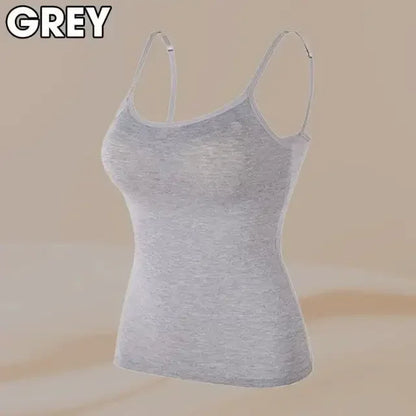 Cami Bra – Women's Camisole With Built In Padded Bra Vest Dropshipping As Seen on Tiktok Pink Top For Women Pajamas Home Wear